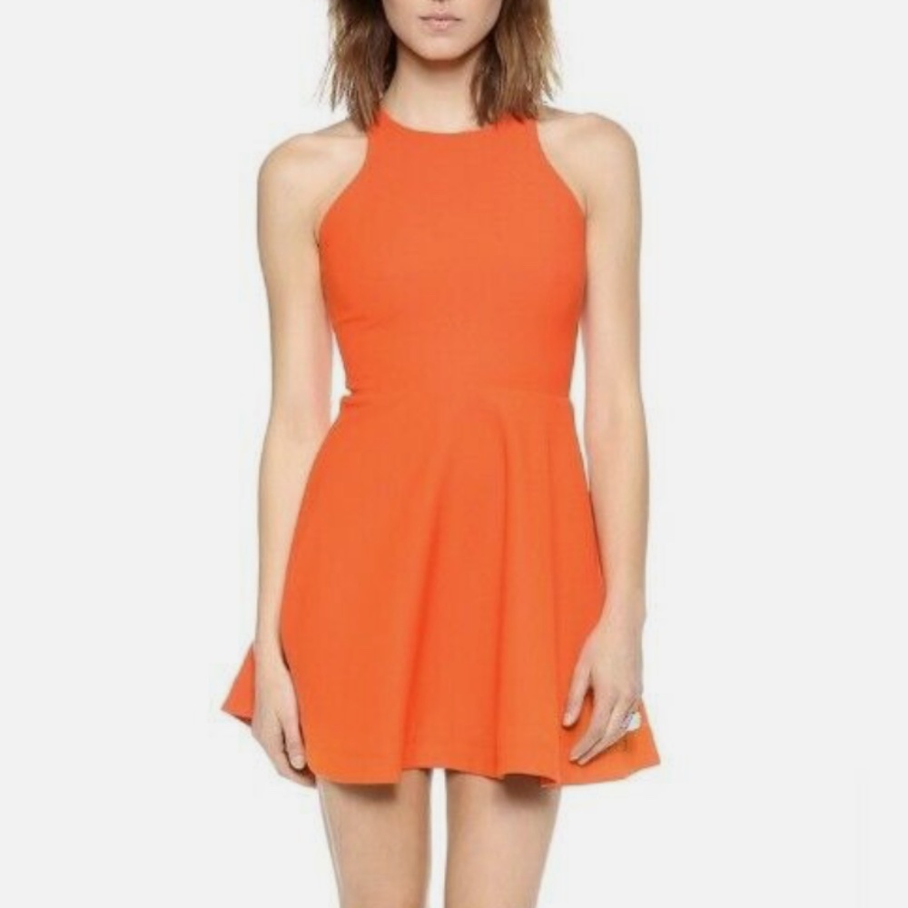 Elizabeth And James Fit And Flare Magdalena Dress Size 4 Creamsicle